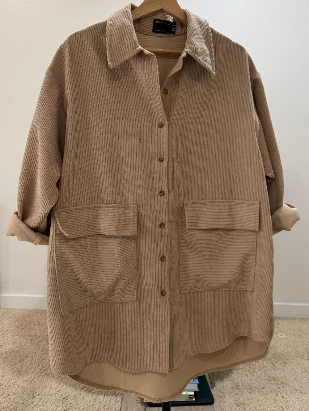 Oversized Corduroy Shirt/Dress